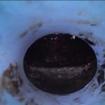 清掃後の排水管