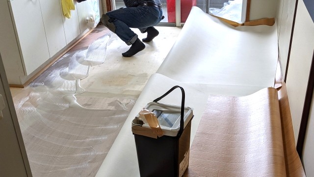 クッションフロア張替え